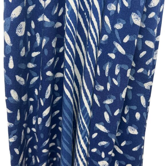 Maxi Dress Womens XS/S Smocked Lightweight Party Event Beachy Coastal Nautical - Picture 11 of 16